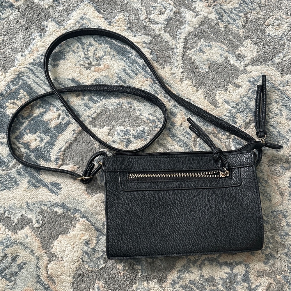 Black Adjustable Crossbody Bag
